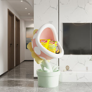 Exclusive Mario Flower Statue Standing Ornament-Statue & Ornaments