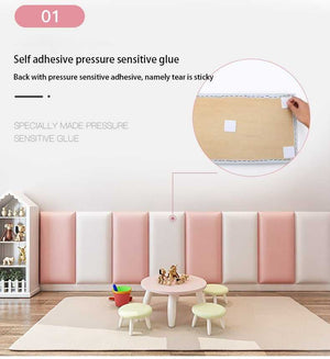 Exploring Astronaut Kids Wall Padded Safety Cushions-Anti Collision Padded Wall Stickers