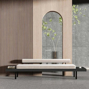 Extra-Long Wooden Shoe Bench – Upholstered Entryway Seating-Bench