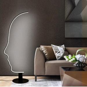 Face Arch Lamp - Illuminate Your Space with Style-Floor Lamp