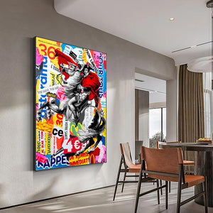 Famous Napoleon Portrait Horse Canvas Art-Wall Posters