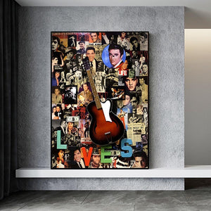 Famous Singer Elvis Canvas Wall Art-Wall Posters