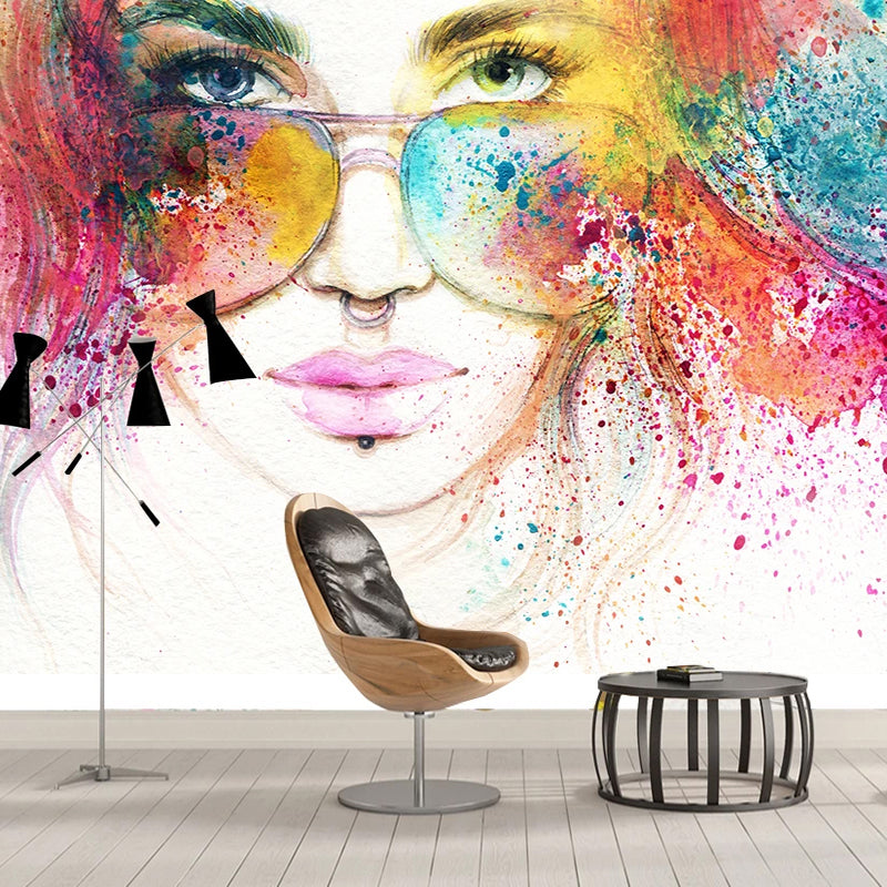 Fashion Model Wallpaper for Stunning Murals-Geometric Shapes Wallpaper