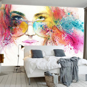 Fashion Model Wallpaper for Stunning Murals-Geometric Shapes Wallpaper