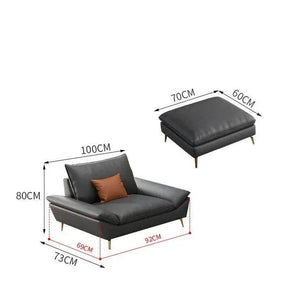 Faux Leather Designer Plaza Sofa Set-Sofa Set