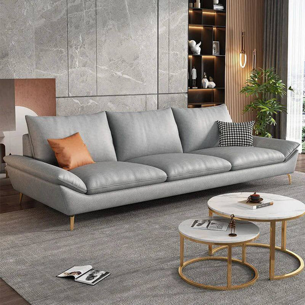 Faux Leather Designer Plaza Sofa Set-Sofa Set