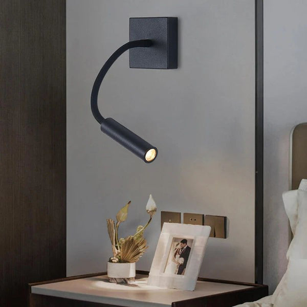 Flexible LED Gooseneck Sconces for Reading Study Room-Wall Lights