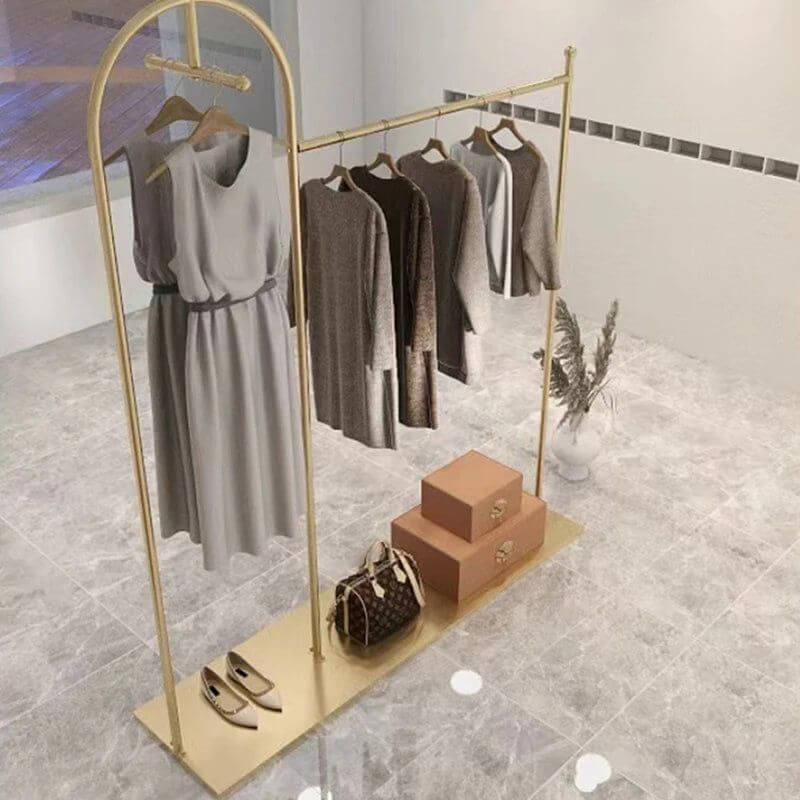 Floor Standing Metal Coat Rack Organiser-Drying Racks & Hangers