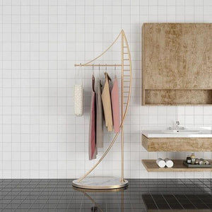 Floor Standing Spiral Storage Entrance Coat Rack-Drying Racks & Hangers