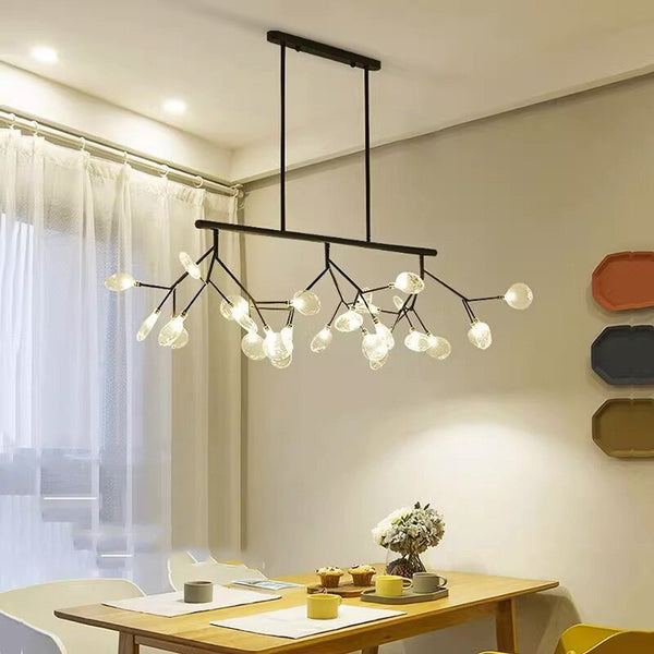 Floral Branches Chandelier: Elegant and Decorative Lighting-Kitchen Island