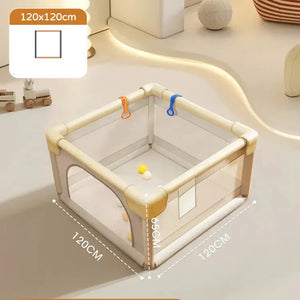 Foldable Baby Playpen Guardrail – Safety Barrier for Babies Learning to Walk-Playpen and Ball Pits