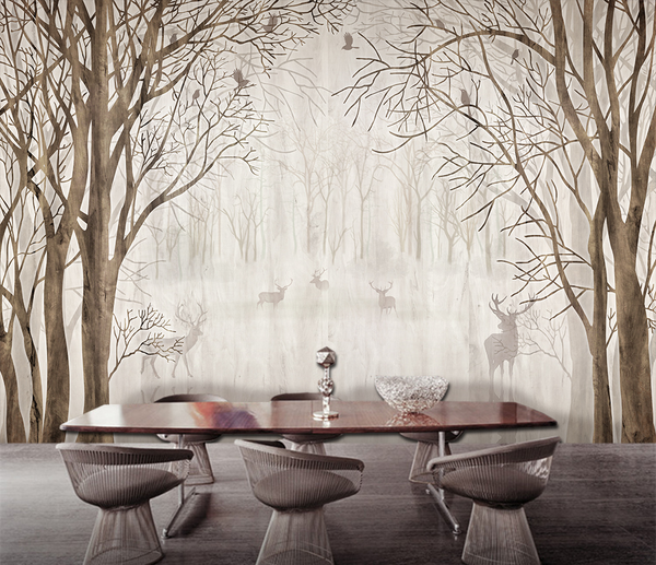 Forest Trees Wallpaper Murals - Transform Your Space-Trees Wallpaper
