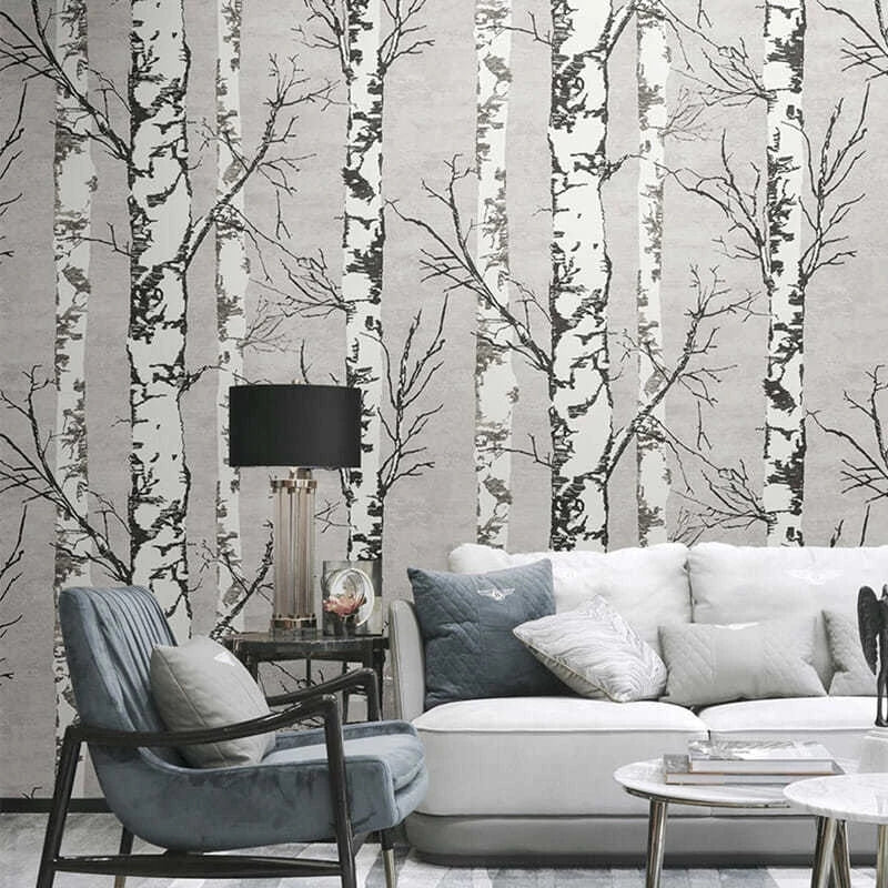 Forest Wallpaper: Stunning Nature Scene Mural-Trees Wallpaper