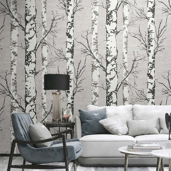 Forest Wallpaper: Stunning Nature Scene Mural-Trees Wallpaper