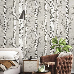 Forest Wallpaper: Stunning Nature Scene Mural-Trees Wallpaper