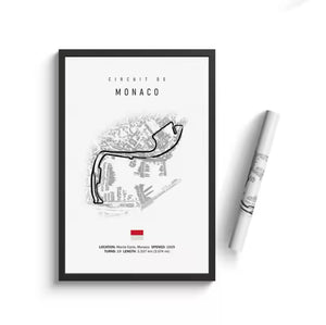 Formula 1 Racing Track Poster: Official Merchandise-Wall Posters