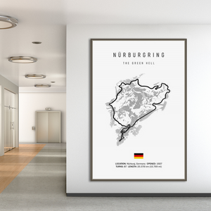 Formula 1 Racing Track Poster: Official Merchandise-Wall Posters