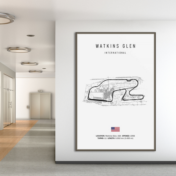 Formula 1 Racing Track Poster: Official Merchandise-Wall Posters