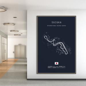 Formula 1 Racing Track Poster: Rev Up Your Walls-Wall Posters