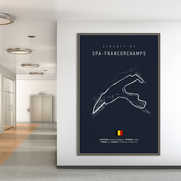 Formula 1 Racing Track Poster: Rev Up Your Walls-Wall Posters