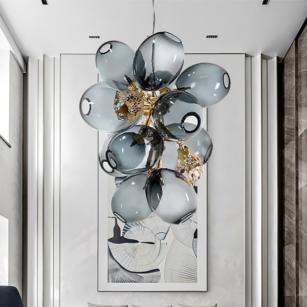 Foyer Lustre Glass Balls Chandelier - Exquisite Lighting-Ceiling Chandelier