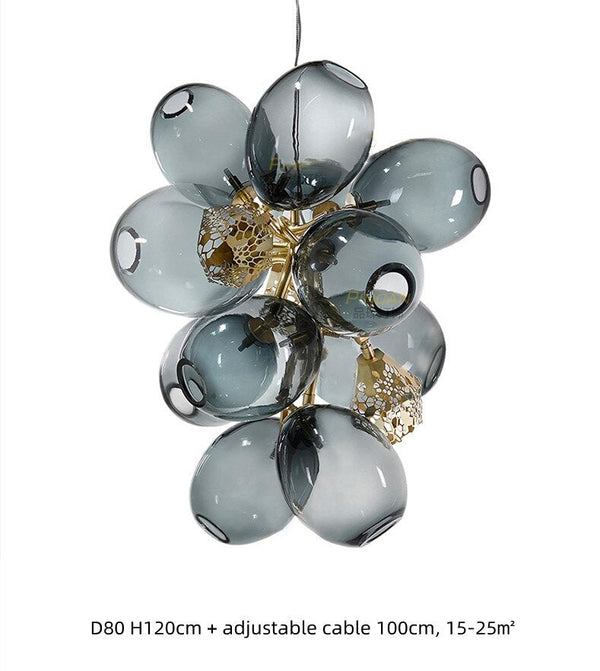 Foyer Lustre Glass Balls Chandelier - Exquisite Lighting-Ceiling Chandelier