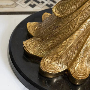 French Rococo Peacock Floor Lamp - Elegant Lighting-Floor Lamp