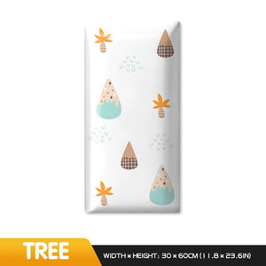 Friendly Dinosaur Kids Wall Padded Safety Cushions-Anti Collision Padded Wall Stickers