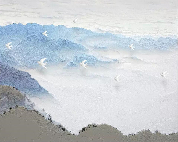 Frozen Coastline Wallpaper Mural - Stunning Wall Decor-Mountain Wallpaper