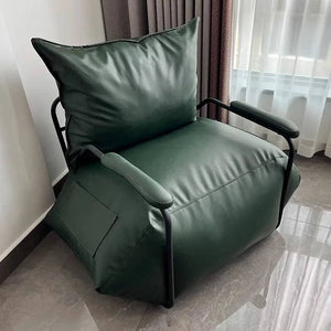 Funda Single Leather Sofa Chair Set-Arm Chairs, Recliners & Sleeper Chairs