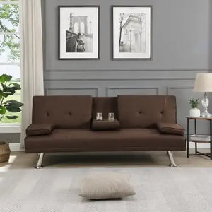 Futon Convertible Sofa Bed Sleeper Couch-Sofa Set