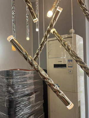 Genesis Staircase Chandelier – Illuminate Your Space-Staircase Chandelier