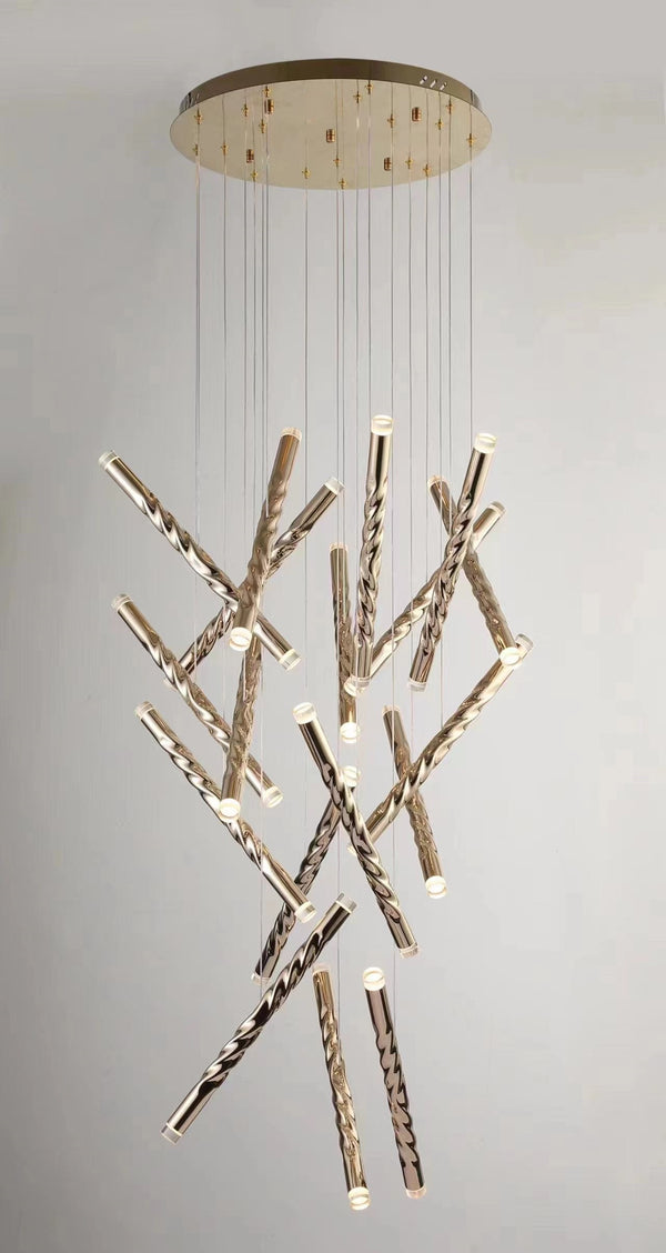 Genesis Staircase Chandelier – Illuminate Your Space-Staircase Chandelier