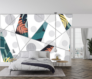 Geometric Circle Wallpaper Murals – Transform Your Space-Geometric Shapes Wallpaper