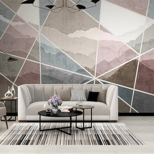 Geometric Line Wallpaper for Home Wall Decor-Geometric Shapes Wallpaper
