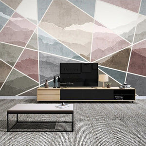 Geometric Line Wallpaper for Home Wall Decor-Geometric Shapes Wallpaper