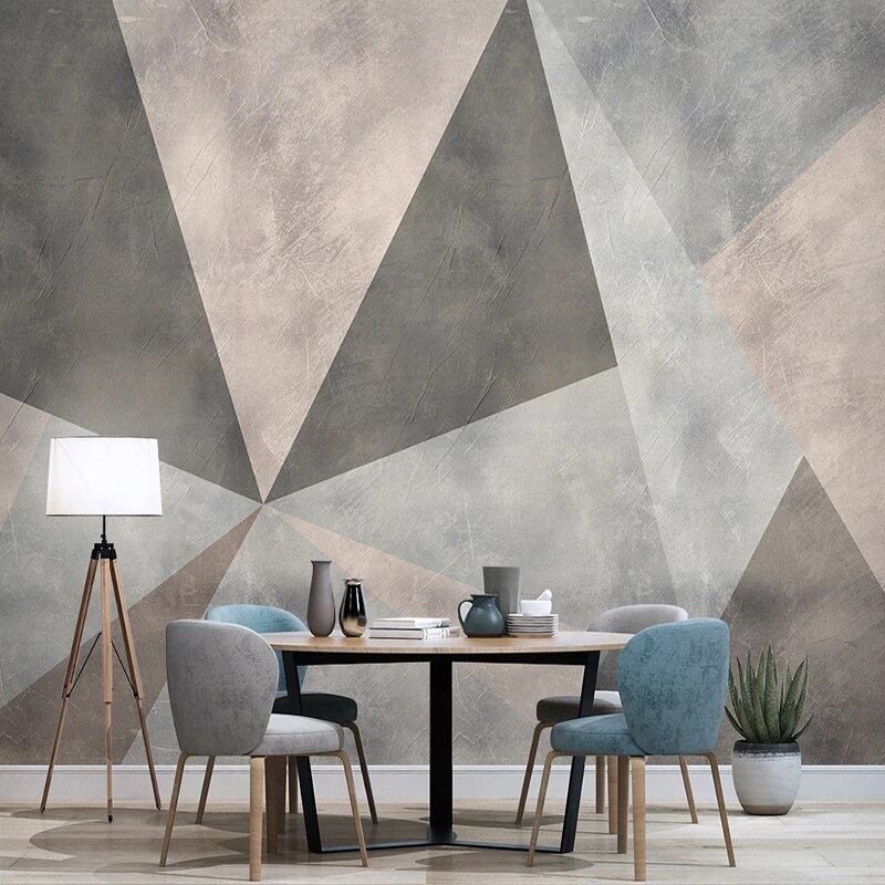 Geometric Shapes Wallpaper Mural: Transform Your Space-Geometric Shapes Wallpaper