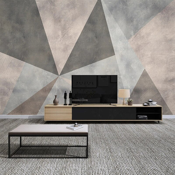 Geometric Shapes Wallpaper Mural: Transform Your Space-Geometric Shapes Wallpaper