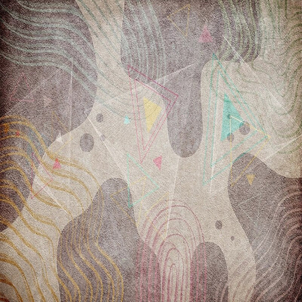 Geometric Shapes Wallpaper for Home Wall Decor-Geometric Shapes Wallpaper