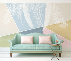 Geometric Soft Colours Wallpaper Murals-Geometric Shapes Wallpaper