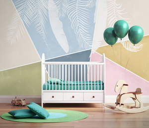 Geometric Soft Colours Wallpaper Murals-Geometric Shapes Wallpaper