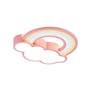 Girls Cloud Rainbow Ceiling Light | Kids Room Decor Lights-Kids Room Nursery Lighting