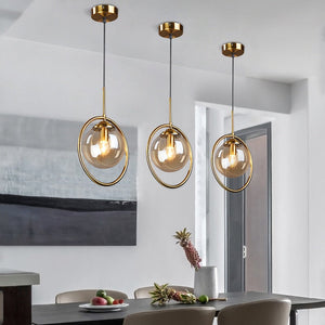 Glass Ball Chandelier: Elegant Pendant Lamp Light-Pendant Lights