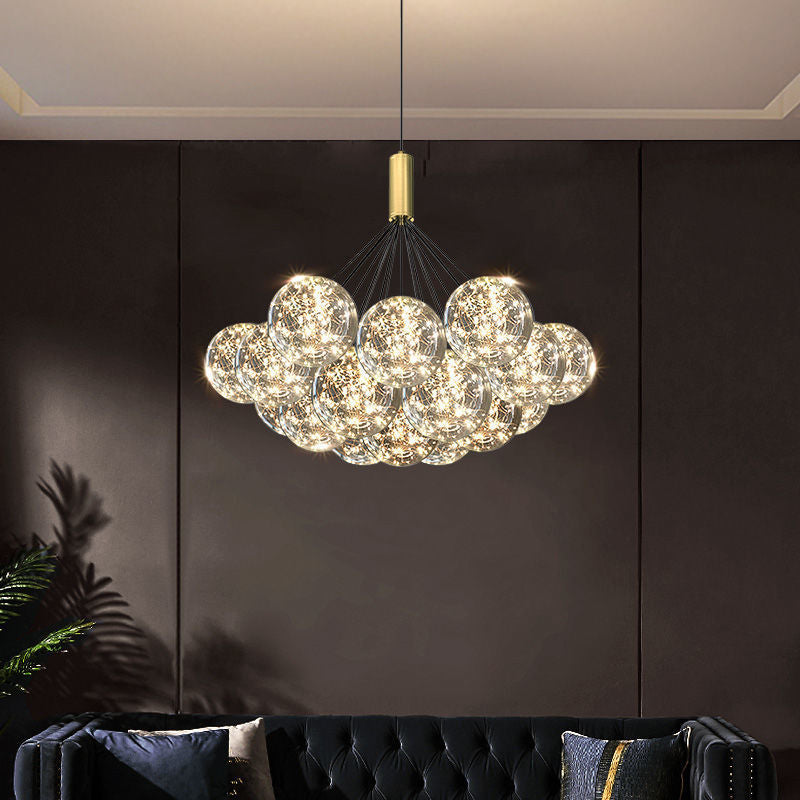 Glass Ball Chandeliers for Living Room and Dining-Ceiling Chandelier