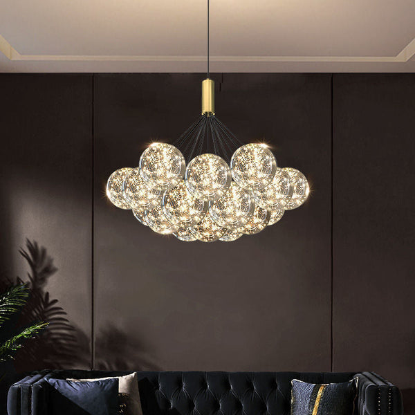 Glass Ball Chandeliers for Living Room and Dining-Ceiling Chandelier