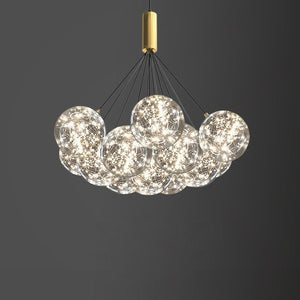 Glass Ball Chandeliers for Living Room and Dining-Ceiling Chandelier