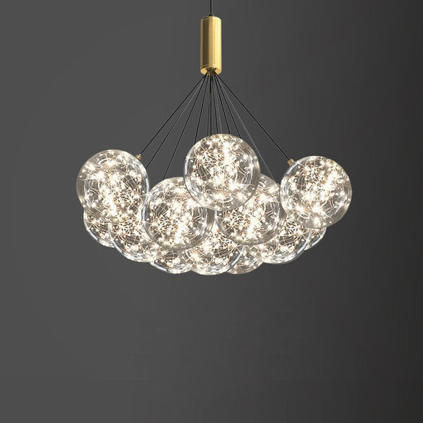 Glass Ball Chandeliers for Living Room and Dining-Ceiling Chandelier