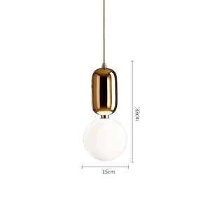 Glass Ball Pendant Light - Illuminate Your Space with Elegance-Pendant Lights