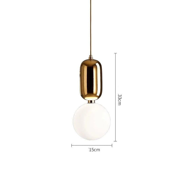 Glass Ball Pendant Light - Illuminate Your Space with Elegance-Pendant Lights