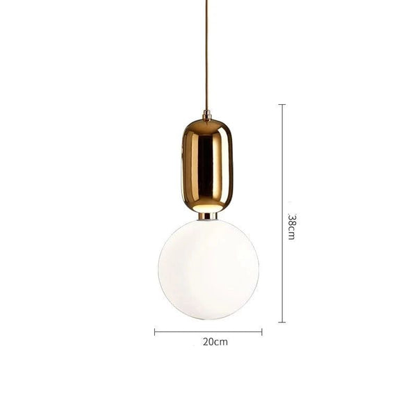 Glass Ball Pendant Light - Illuminate Your Space with Elegance-Pendant Lights